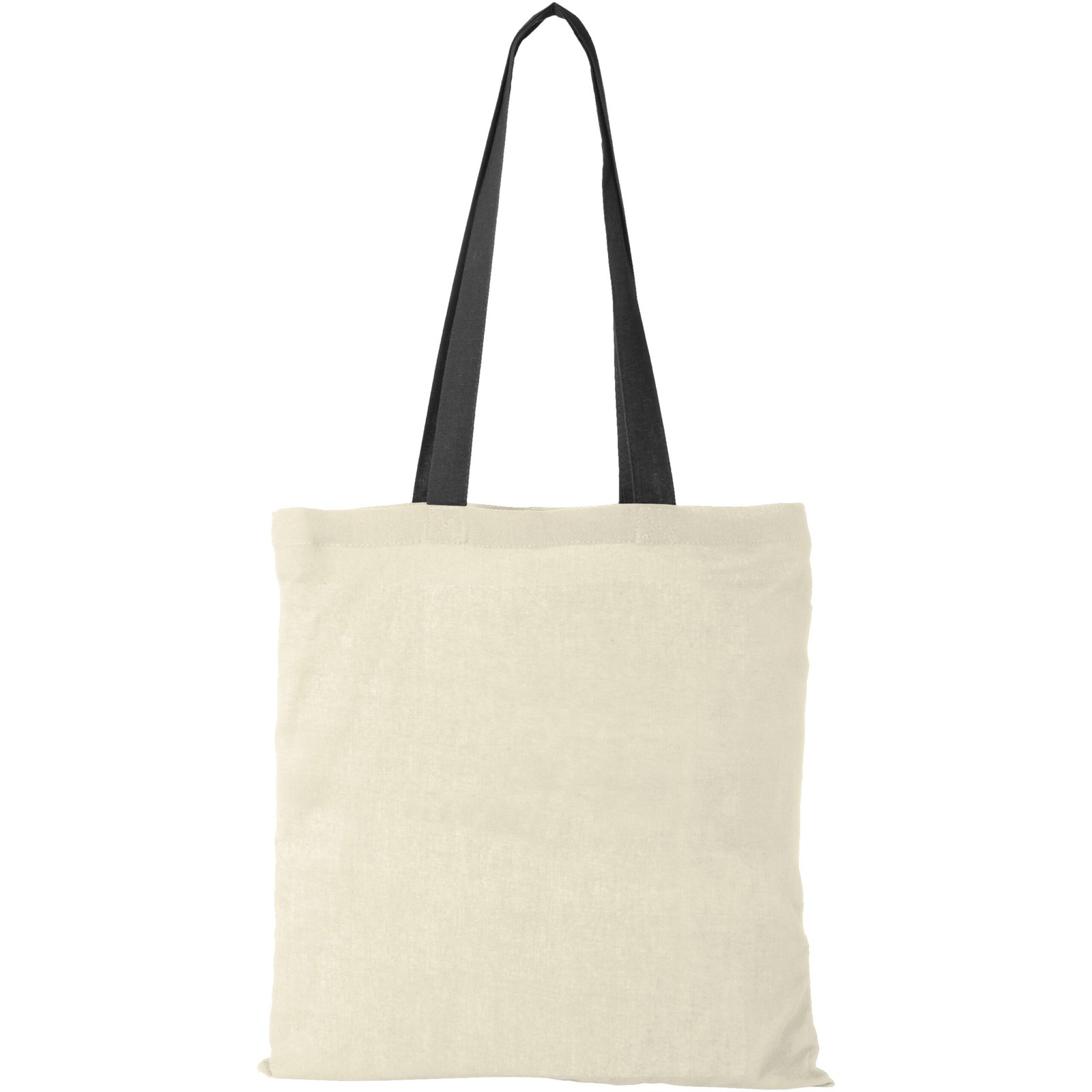 Nevada 100 g/m² cotton tote bag coloured handles 7L - Image 2