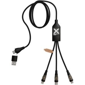 SCX.design C50 5-in-1 fast charging 100W/5A cable with digital display