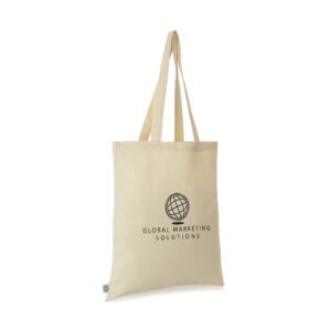 NATURAL 5OZ ORGANIC COTTON SHOPPER