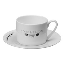Stirling Cup & Saucer 1 Colour Price