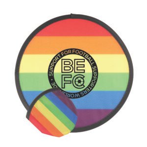 Rainbow Polyester Flying Disc and Pouch