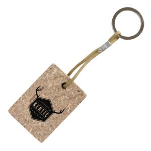 Rectangle BioHusk Keyring