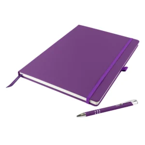 Dunn A4 notebook & DaVinci ballpen set